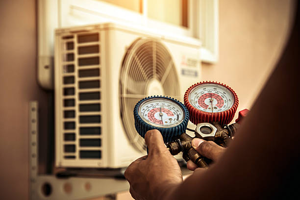 Professional Hvac technician working in Jefferson, MA